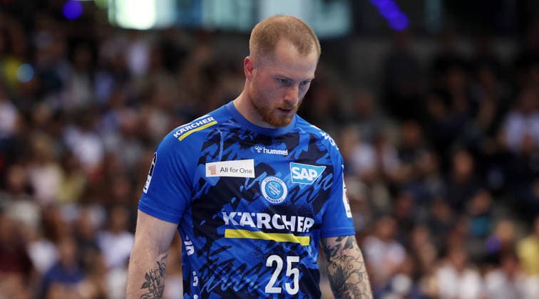26 04 2026 Stuttgart, Handball TVB Stuttgart vs SC Magdeburg, Patrick Zieker TVB disappointed