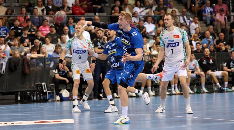 26 04 2026 Stuttgart, Handball TVB Stuttgart vs SC Magdeburg, Torben Matzken TVB disappointed
