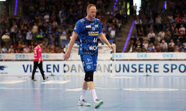 26 04 2026 Stuttgart, Handball TVB Stuttgart vs SC Magdeburg, Lenny Rubin TVB disappointed