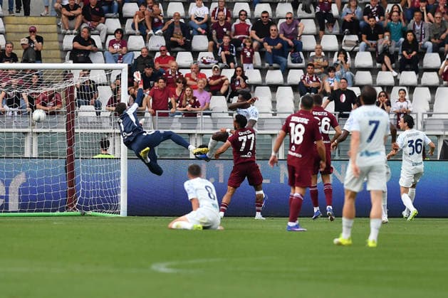 Torino 26 04 2026 - campionato di calcio serie A Torino-Inter foto Image nella foto: gol Marcus Thuram 