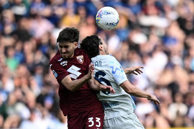 Db Torino 26 04 2026 - campionato di calcio serie A Torino-Inter foto Daniele Buffa Image nella foto: Rafa Obrador-Matteo Darmian 