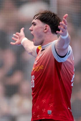 26 04 2026, 29 Matchday of the 2 Handball Bundesliga, TuSEM Essen HC Elbflorenz 2006 Tom Wolf TuSEM Essen screams Essen Am Hallo NRW Germany xRHR PHOTO DEx Copyright: DennisxEwert RHR-FOTOx RHR-FOTO DE