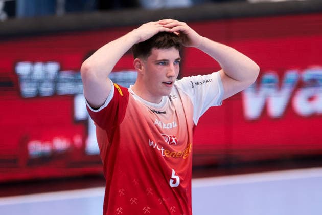 26 04 2026, 29 Matchday of the 2 Handball Bundesliga, TuSEM Essen HC Elbflorenz 2006 Valentin Willner TuSEM Essen Essen Am Hallo NRW Germany xRHR PHOTO DEx Copyright: DennisxEwert RHR-FOTOx RHR-FOTO DE