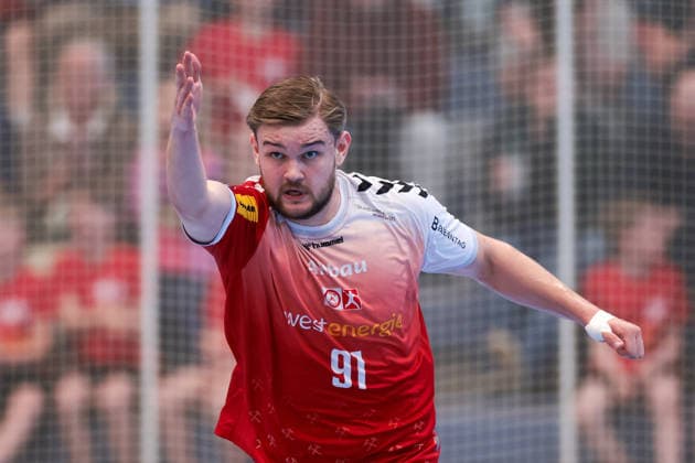 26 04 2026, 29 Matchday of the 2 Handball Bundesliga, TuSEM Essen HC Elbflorenz 2006 Alexander Schoss TuSEM Essen Essen Am Hallo NRW Germany xRHR PHOTO DEx Copyright: DennisxEwert RHR-FOTOx RHR-FOTO DE