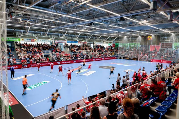 26 04 2026, 29 Matchday of the 2 Handball Bundesliga, TuSEM Essen HC Elbflorenz 2006 Overview of the sports hall AM HALLO Essen Am Hallo NRW Germany xRHR PHOTO DEx Copyright: DennisxEwert RHR-FOTOx RHR-FOTO DE