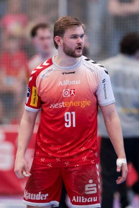 26 04 2026, 29 Matchday of the 2 Handball Bundesliga, TuSEM Essen HC Elbflorenz 2006 Alexander Schoss TuSEM Essen is angry Essen Am Hallo NRW Germany xRHR PHOTO DEx Copyright: DennisxEwert RHR-FOTOx RHR-FOTO DE