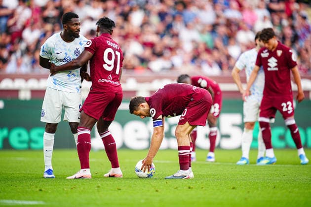Torino™s Nikola Vlasic during the Serie A soccer match between Torino Fc and Inter at the Stadio Olimpico Grande Torino in Turin, north west Italy - April 26, 2026. - Soccer  Copyright: xMarcoxAlpozzi LaPressex