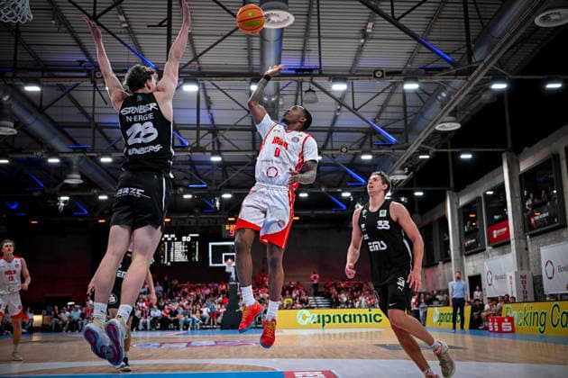 Barmer 2 Basketball Bundesliga ProA Rheinstars Köln vs Nürnberg Falcons BC, 26 04 2026 Cedric Cezell Russell Jr RheinStarsKöln 0 , Barmer 2 Basketball Bundesliga ProA Rheinstars Köln vs Nürnberg Falcons BC on 26 04 2026 at Motorworld Köln in Cologne North Rhine-Westphalia Copyright: xBEAUTIFULxSPORTS Mueller-Laschetx