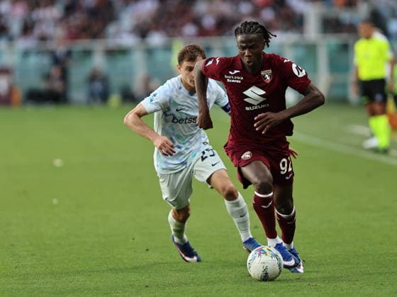 Torino FC v FC Internazionale - Serie A Alieu Njie participates in the Serie A 2025-2026 match between Torino and Inter in Torino, Italy, on April 26, 2026. Torino Italy  Copyright: xLorisxRosellix originalFilename:roselli-torinovi260426_npfN5.jpg