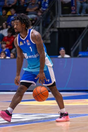 Basketball Bundesliga BBL, Frankfurt Skyliners vs ALBA Berlin, Süwag Energie Arena Frankfurt am Main 26 04 2026 Basketball Bundesliga BBL, Frankfurt am Main, Germany 26 04 2026 Isaiah Swope Frankfurt Skyliners, 1 am Ball, Basketball Bundesliga BBL, Match of Frankfurt Skyliners vs ALBA Berlin, Süwag Energie Arena Frankfurt am Main Copyright: xBEAUTIFULxSPORTS Freudensteinx