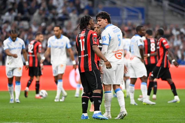 Olympique de Marseille v OGC Nice - Ligue 1 McDonald s 2025 2026 05 Leonardo Julian BALERDI ROSA (om) - 11 Elye WAHI (ogcn) during the Ligue 1 McDonald s match between Marseille and Nice at Stade Velodrome on April 26, 2026 in Marseille, France. Marseille France  Copyright: xFEPx 776348370