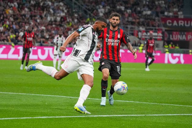 Juventus™s Bremer during the Serie A soccer match between Milan and Juventus at the Giuseppe Meazza stadium in Milano, north Italy - April 26, 2026 - Soccer.  Copyright: xAlessioxMorgese LaPressex