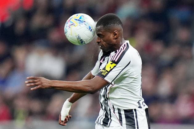 Juventus Pierre Kalulu during the Serie A soccer match between Milan and Juventus at the San Siro Stadium in Milan , north Italy - Saturday , April 26 , 2026. - Soccer .  Copyright: xSpada LaPressex