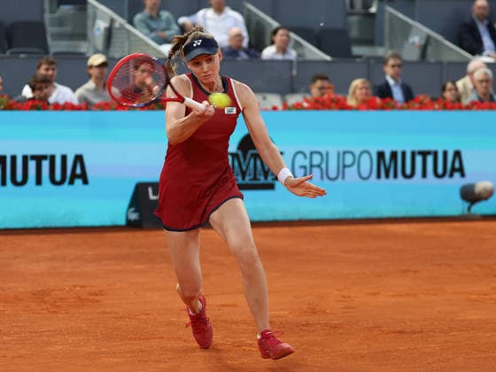 Alberto Simon Elena Rybakina during their third round match of the main draw of the Mutua Madrid Open de Tenis, played at the Caja Magica on April 26, 2026 in Madrid, Spain Copyright: xALBERTOxSIMONx