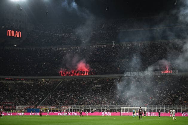 CALCIO - Serie A - AC Milan vs Juventus FC General view of Giuseppe Meazza San Siro Siro during the Italian Serie A football match between Inter AC Milan and FC Juventus on 26 of April 2026 at Giuseppe Meazza San Siro Siro stadium in Milan, Italy. Credit: Tiziano Ballabio Milan Italy  Copyright: xIPAxSport ABACAx