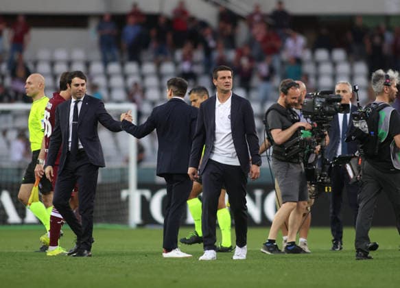 CALCIO - Serie A - Torino FC vs Inter - FC Internazionale Cristian Chivu manager of FC Inter during the Italian Serie A, football match between Torino FC and FC Inter Milan on 26 April 2026, at Stadio Olimpico Grande Torino, Turin, Italy. Photo Nderim Kaceli Turin Italy  Copyright: xIPAxSport ABACAx