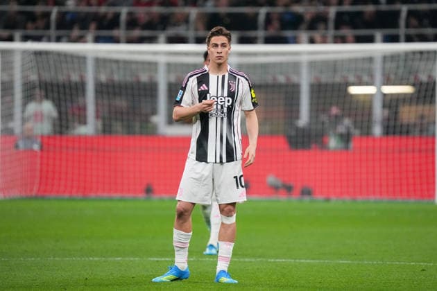 Juventus™s Kenan Yildiz during the Serie A soccer match between Milan and Juventus at the Giuseppe Meazza stadium in Milano, north Italy - April 26, 2026 - Soccer.  Copyright: xAlessioxMorgese LaPressex