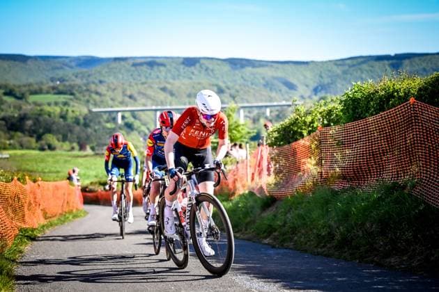 Dutch Puck Pieterse of Fenix-Premier Tech pictured in action at La Redoute during the women elite race of the Liege-Bastogne-Liege UCI World Tour one day cycling race, 156km from Bastogne to Liege, Sunday 26 April 2026. ELIASxROM  x172141327x