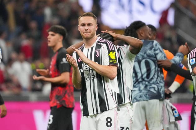 Juventus™s Teun Koopmeiners during the Serie A soccer match between Milan and Juventus at the Giuseppe Meazza stadium in Milano, north Italy - April 26, 2026 - Soccer.  Copyright: xAlessioxMorgese LaPressex