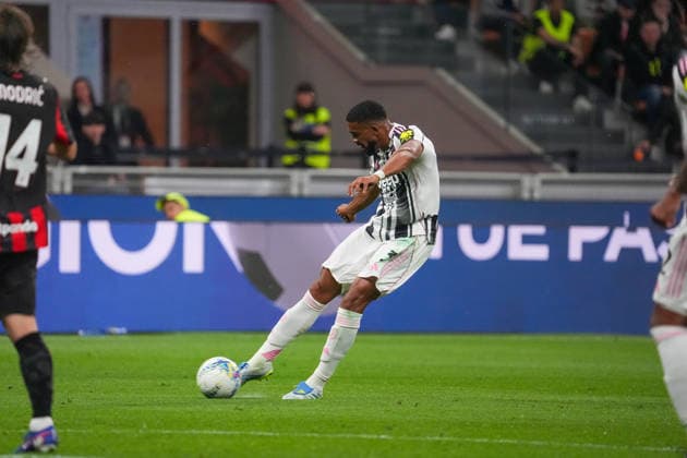 Juventus™s Bremer during the Serie A soccer match between Milan and Juventus at the Giuseppe Meazza stadium in Milano, north Italy - April 26, 2026 - Soccer.  Copyright: xAlessioxMorgese LaPressex