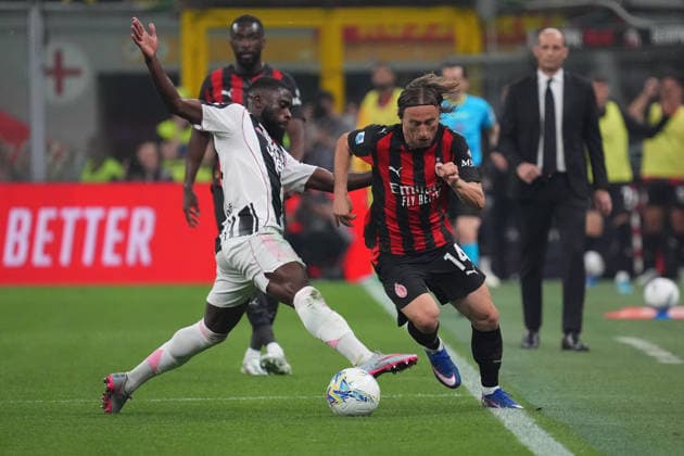 Milan™s Luka Modric during the Serie A soccer match between Milan and Juventus at the Giuseppe Meazza stadium in Milano, north Italy - April 26, 2026 - Soccer.  Copyright: xAlessioxMorgese LaPressex