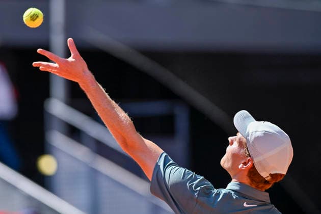 April 26, 2026, Madrid, Madrid, Spain: JANNIK SINNER of italy - NIKE during the Mutua Madrid Open 2026, ATP, Tennis Herren Masters 1000 and WTA, Tennis Damen 1000 tennis tournament, celebrated at Caja Magica on April 26, 2026 in Madrid, Spain. Madrid Spain - ZUMAc312 20260426_zsp_c312_095 Copyright: xOscarxManuelxSanchezx