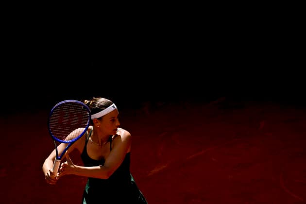 April 26, 2026, Madrid, Madrid, Spain: MARTA KOSTYUK of Ukraine Ã¢â‚¬ WILSON during the Mutua Madrid Open 2026, ATP, Tennis Herren Masters 1000 and WTA, Tennis Damen 1000 tennis tournament, celebrated at Caja Magica on April 26, 2026 in Madrid, Spain. Madrid Spain - ZUMAc312 20260426_zsp_c312_008 Copyright: xOscarxManuelxSanchezx