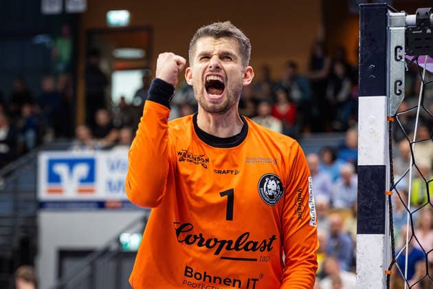 26 04 2026, xovx, Handball Daikin Handball Bundesliga, HSG Wetzlar Bergischer HC Christopher Rudeck Bergischer HC Wetzlar Buderus Arena Hessen Germany EN