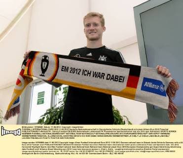 Football, EURO 2012, DFB Sponsors Shooting with Andre Schuerrle