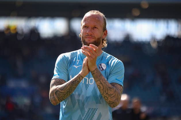 26.04.2026, GER, Fussball, Herren, 2. BL, Saison 2025 2026, Vfl Bochum vs SpVgg Greuther Fürth Kevin Vogt (Bochum) gestikuliert, Gestik Bochum vonovia Ruhrstadion Nordrhein-Westfalen Deutschland *** 26 04 2026, GER, Soccer, Men, 2 BL, Season 2025 2026, Vfl Bochum vs SpVgg Greuther Fürth Kevin Vogt Bochum gestures, gestures Bochum vonovia Ruhrstadion North Rhine Westphalia Germany Copyright: xAdrianxSchlüterx