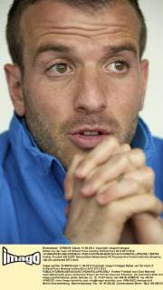 Football, EURO 2012, Interview van der Vaart, Mathijsen and Sneijder before the match GER vs NED
