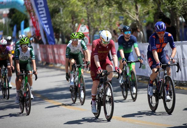61st Presidential Cycling Tour of Turkiye AYDIN, TURKIYE - APRIL 27: Cyclists compete at the start of the second stage of the 61st Presidential Cycling Tour of Turkiye, a 152-kilometer route from Aydin to Marmaris, in Aydin, Turkiye, on April 27, 2026. Held under the auspices of the Turkish Presidency and supported by the Turkish Youth and Sports Ministry, the eight-stage race is Turkiye’s only event in the ‘ProSeries’ category on the UCI Europe Tour calendar. Ferdi Uzun Anadolu Aydin Turkey. Editorial use only. Please get in touch for any other usage.  Copyright: x2026xAnadoluxFerdixUzunx