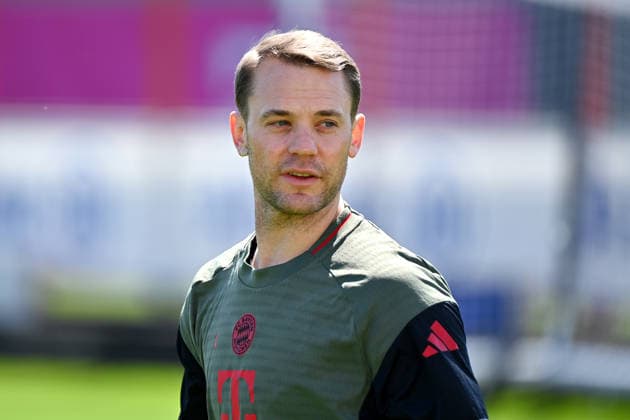 Manuel NEUER Goalkeeper Bayern Muenchen , action,single picture,cropped single motif,portrait,portrait,portrait final training Bayern Muenchen on 27 04 2026 Football Champions League semi-final Paris Saint Germain PSG FC Bayern Muenchen on 28 04 2026