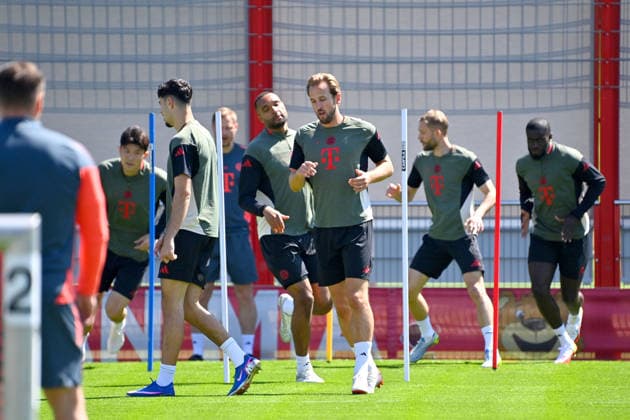 Harry KANE Bayern Muenchen , Final training Bayern Muenchen on 27 04 2026 Football Champions League semi-final Paris Saint Germain PSG FC Bayern Muenchen on 28 04 2026