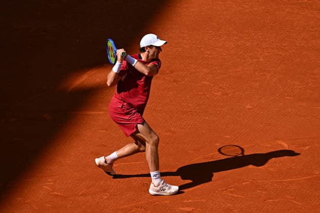 Mutua Madrid Open - Casper Ruud Casper Ruud (NOR) during his fourth round match at the Mutua Madrid Open in Madrid , Spain, on April, 27, 2026. Photo by Corinne Dubreuil ABACAPRESS.COM Madrid  Copyright: xDubreuilxCorinne ABACAx