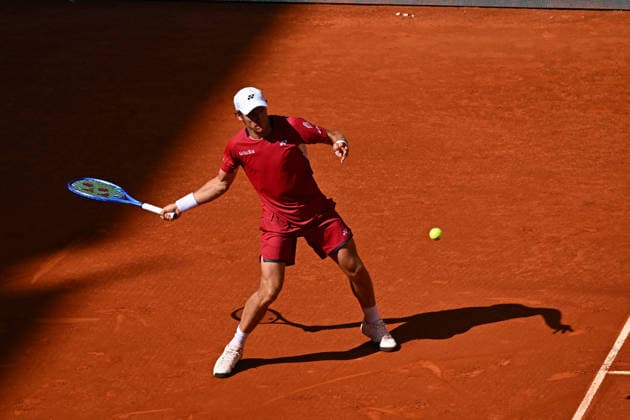 Mutua Madrid Open - Casper Ruud Casper Ruud (NOR) during his fourth round match at the Mutua Madrid Open in Madrid , Spain, on April, 27, 2026. Photo by Corinne Dubreuil ABACAPRESS.COM Madrid  Copyright: xDubreuilxCorinne ABACAx