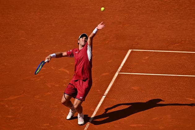 Mutua Madrid Open - Casper Ruud Casper Ruud (NOR) during his fourth round match at the Mutua Madrid Open in Madrid , Spain, on April, 27, 2026. Photo by Corinne Dubreuil ABACAPRESS.COM Madrid  Copyright: xDubreuilxCorinne ABACAx