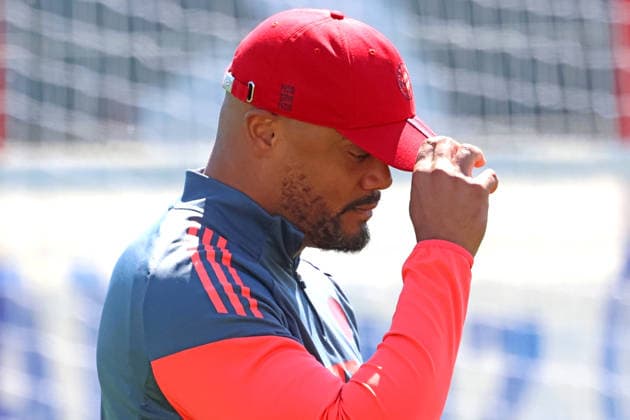 Coach Vincent Kompany, Portrait, Portrait, Football FC Bayern Munich final training before UEFA Champions League, against Paris Saint Germain 27 04 2026 Training ground, Säbenerstr PHOTO Mladen Lackovic LakoPress