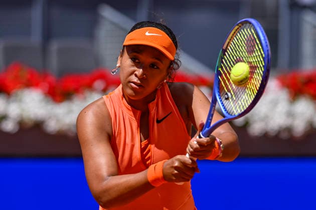 April 27, 2026, Madrid, Madrid, Spain: NAOMI OSAKA of Japan †NIKE during the Mutua Madrid Open 2026, ATP, Tennis Herren Masters 1000 and WTA, Tennis Damen 1000 tennis tournament, celebrated at Caja Magica on April 26, 2026 in Madrid, Spain. Mutua Madrid Open 2026 - Day 8 (04.27.26) - ZUMAc312 20260427_zsp_c312_152 Copyright: xOscarxManuelxSanchezx