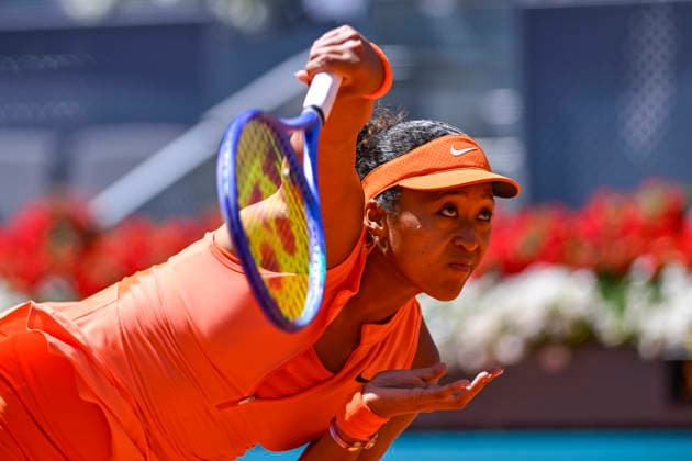 April 27, 2026, Madrid, Madrid, Spain: NAOMI OSAKA of Japan †NIKE during the Mutua Madrid Open 2026, ATP, Tennis Herren Masters 1000 and WTA, Tennis Damen 1000 tennis tournament, celebrated at Caja Magica on April 26, 2026 in Madrid, Spain. Madrid Spain - ZUMAc312 20260427_zsp_c312_216 Copyright: xOscarxManuelxSanchezx