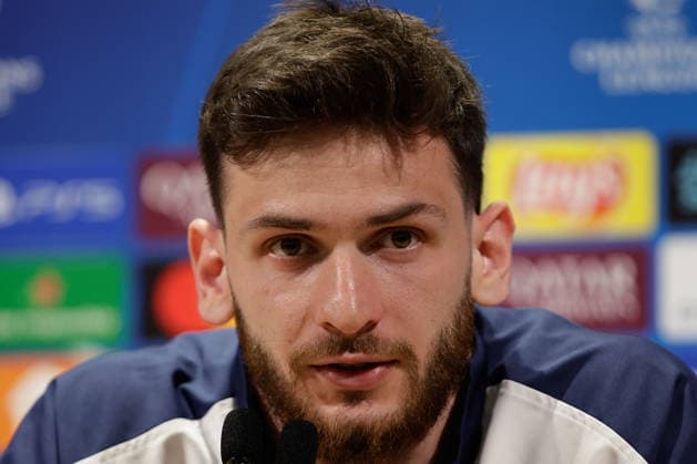 2026 04 27 Paris, Parc des Princes Paris Saint Germain press conference before the Champions League semi-final Paris Saint Germain Bayern Munich v l , Khvicha Kvaratskhelia Paris Saint Germain Copyright: AntonioxBorga
