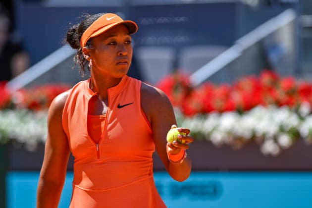 April 27, 2026, Madrid, Madrid, Spain: NAOMI OSAKA of Japan †NIKE during the Mutua Madrid Open 2026, ATP, Tennis Herren Masters 1000 and WTA, Tennis Damen 1000 tennis tournament, celebrated at Caja Magica on April 26, 2026 in Madrid, Spain. Madrid Spain - ZUMAc312 20260427_zsp_c312_196 Copyright: xOscarxManuelxSanchezx
