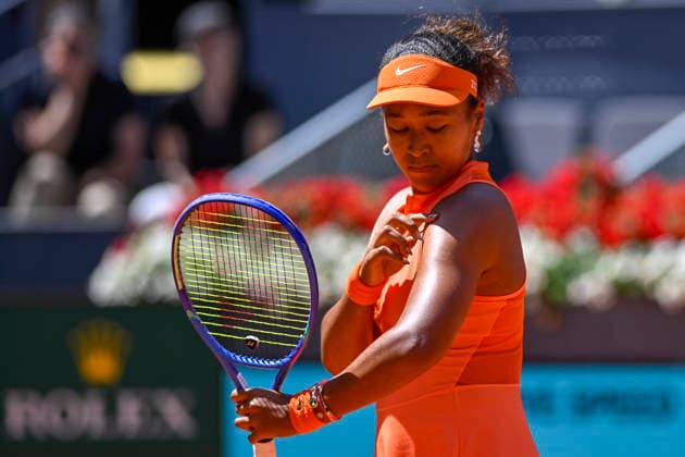 April 27, 2026, Madrid, Madrid, Spain: NAOMI OSAKA of Japan †NIKE during the Mutua Madrid Open 2026, ATP, Tennis Herren Masters 1000 and WTA, Tennis Damen 1000 tennis tournament, celebrated at Caja Magica on April 26, 2026 in Madrid, Spain. Madrid Spain - ZUMAc312 20260427_zsp_c312_197 Copyright: xOscarxManuelxSanchezx