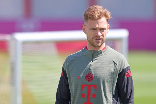 6 Joshua Kimmich, Portrait, Portrait, Football FC Bayern Munich final training before UEFA Champions League, against Paris Saint Germain 27 04 2026 Training ground, Säbenerstr PHOTO Mladen Lackovic LakoPress
