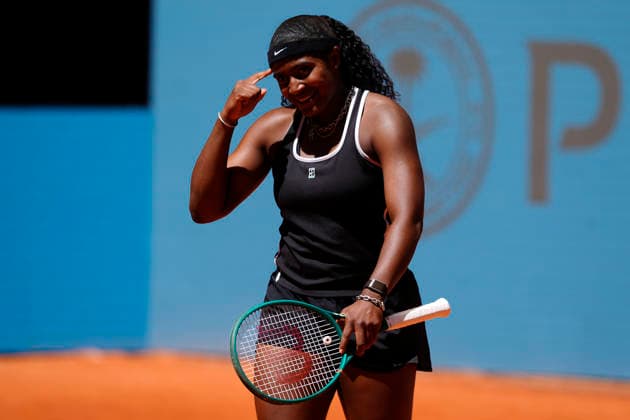 MADRID OPEN TENNIS 2026. WTA, Tennis Damen BENCIC ¢ SUI v BAPTISTE ¢ USA Hailey Baptiste, USA, during Madrid Open Tennis 2025 match. April 27, 2026.(ALTERPHOTOS Acero) MadridSpain  Copyright: xAcerox