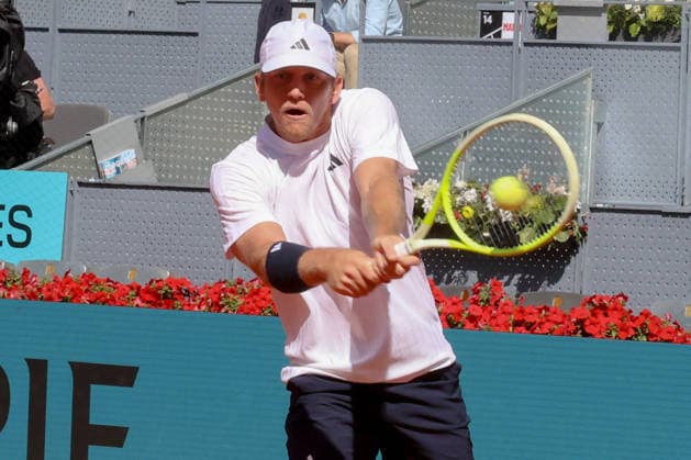 TENNIS : Mutua Madrid Open 2026 - 27 04 2026 Tennis - Madrid 2026 - ATP, Tennis Herren - WTA, Tennis Damen - 27 04 2026 - Alejandro Davidovich Fokina Madrid  Copyright: xccx