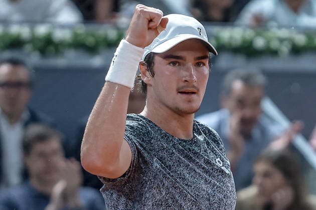 TENNIS : Mutua Madrid Open 2026 - 27 04 2026 Tennis - Madrid 2026 - ATP, Tennis Herren - WTA, Tennis Damen - 27 04 2026 - Joao Fonseca Madrid  Copyright: xccx