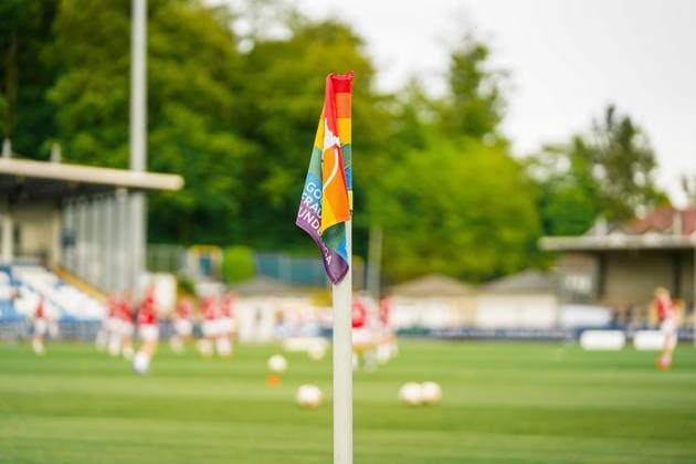 Germany Soccer Google Pixel Women Bundesliga 2025 2026 , 23 Matchday TSG Hoffenheim Women vs 1 FC Cologne Women Dietmar Hopp Stadion Hoffenheim Corner Flag Copyright: xBennetxLongx