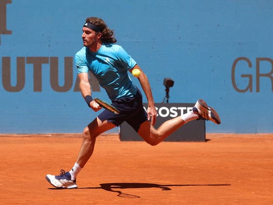 Alberto Simon Stefanos Tsisipas during his fourth round match of the main draw of the Mutua Madrid Open de Tenis, played at the Caja Magica on April 27, 2026 in Madrid, Spain Copyright: xALBERTOxSIMONx AgenciaxLOFx