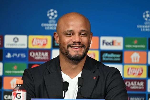 Ahead of PSG v FC Bayern Munich - UEFA Champions League PARIS, FRANCE - APRIL 27: Bayern Munich head coach Vincent Jean Mpoy Kompany attend a press conference, PK, Pressekonferenz ahead of the UEFA Champions League semi-final first leg match between Paris Saint-Germain and FC Bayern Munich at Parc des Princes in Paris, France on April 27, 2026. Mustafa Yalcin Anadolu Paris France. Editorial use only. Please get in touch for any other usage.  Copyright: x2026xAnadoluxMustafaxYalcinx